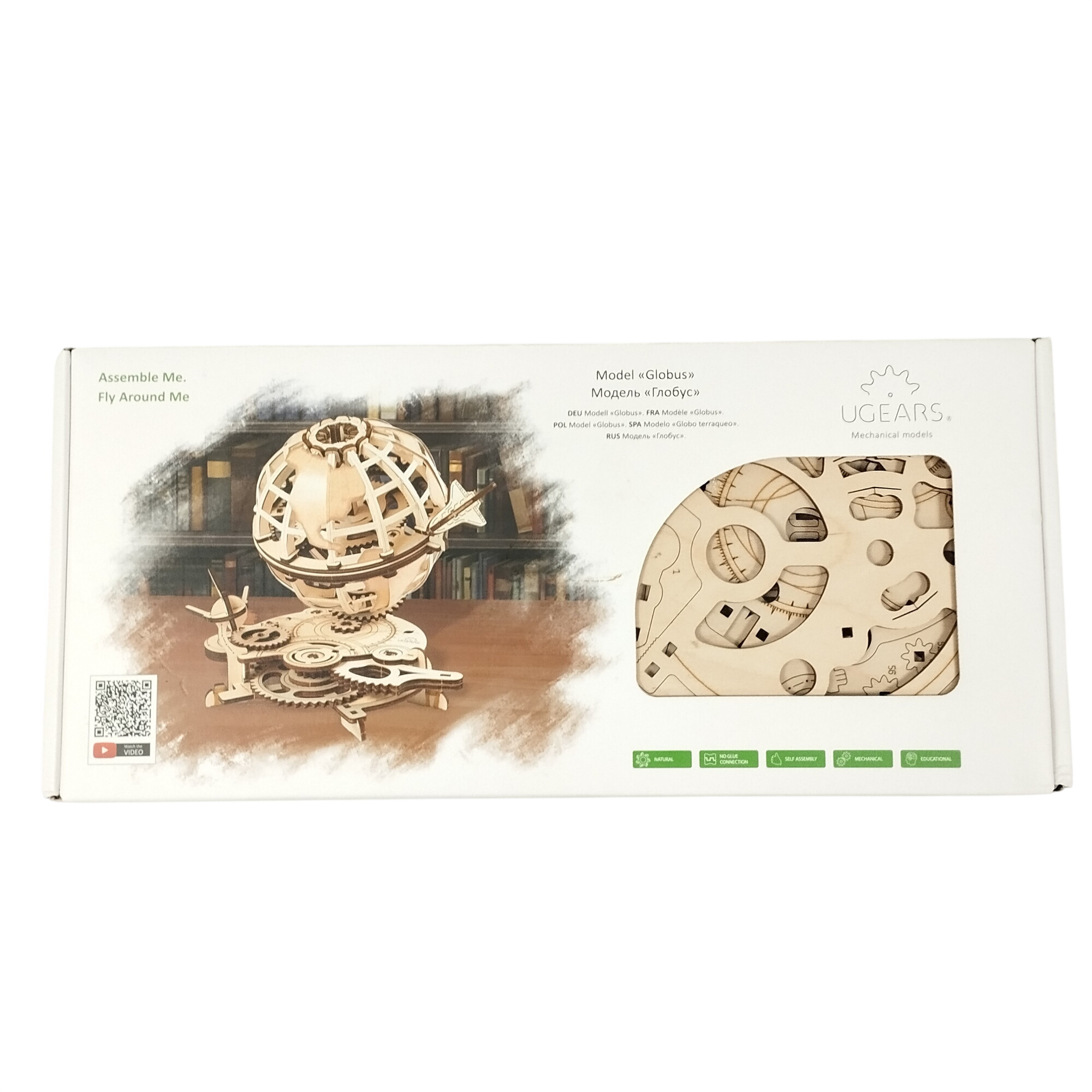 Globe terrestre mécanique à monter Ugears Comme neuf -  reconditionné disponible sur Label Emmaüs